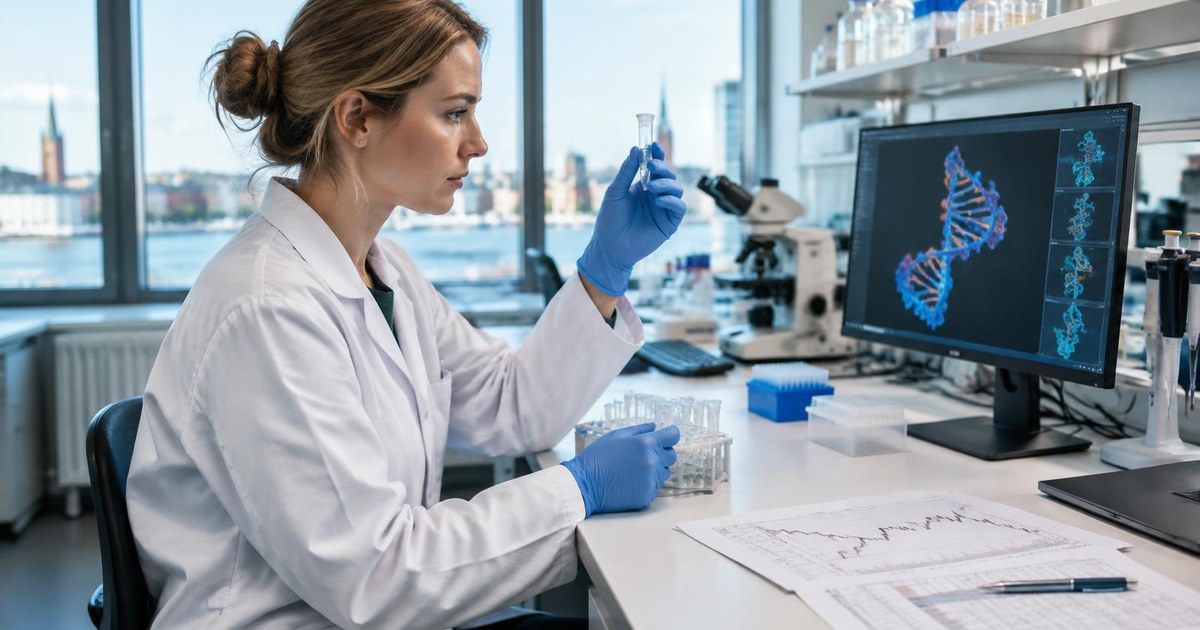Laboratoriemiljö som illustrerar Aptahems läkemedelsutveckling inom akuta inflammatoriska tillstånd.